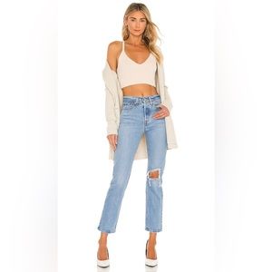 Levi’s- Wedgie Straight Ankle in Tango Fray